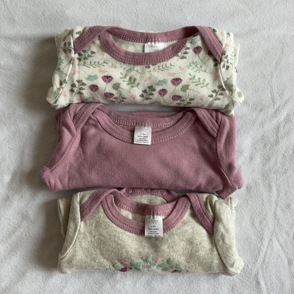 Baby Kiss Baby Onesies 6-9M